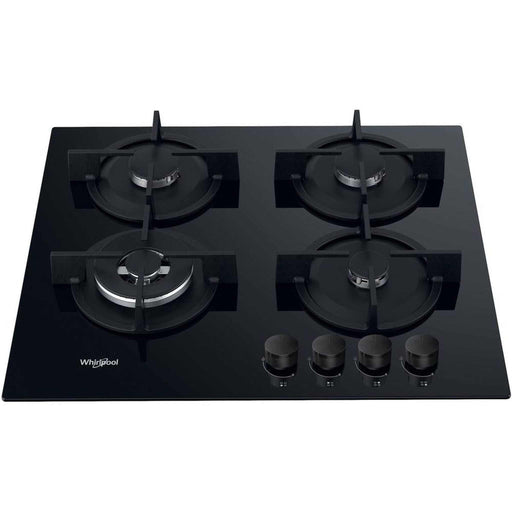 Whirlpool AKT625NB1 – Inbouw Gas Kookplaat – Stijlvol zwart design met vier kookzones