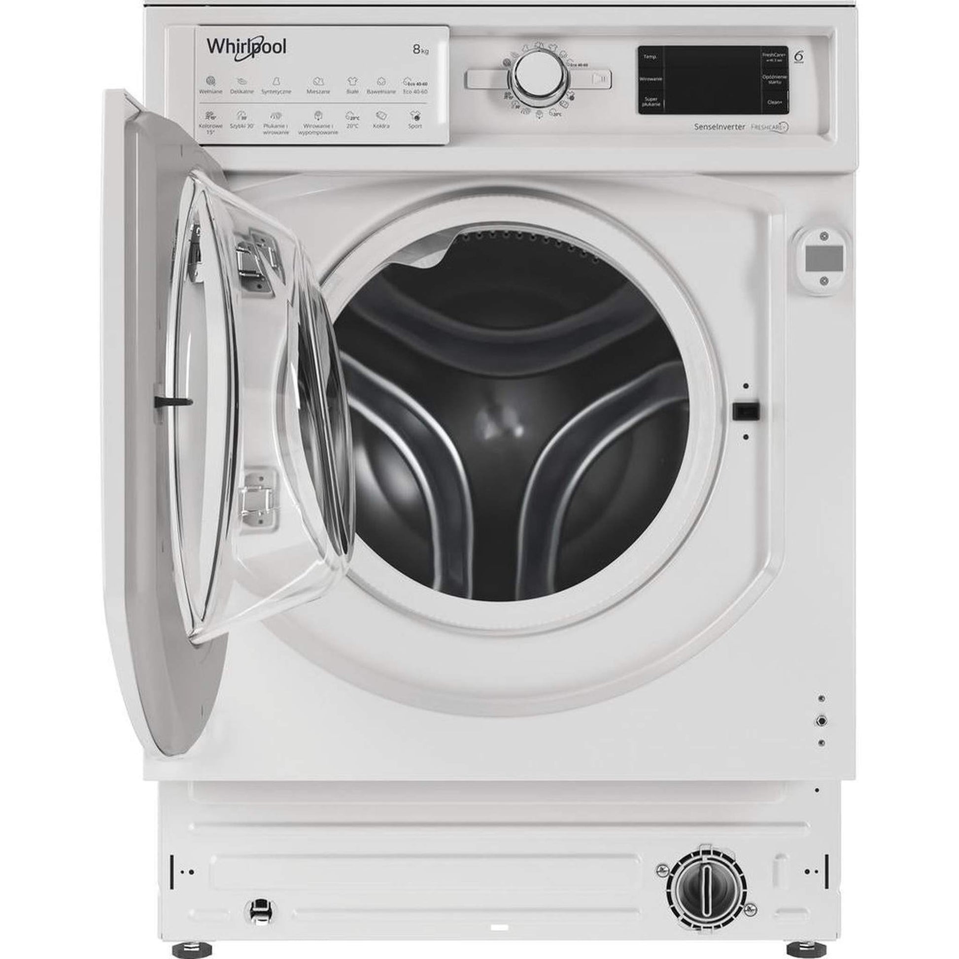 Whirlpool BIWMWG81485PL – Wasmachine – Energiezuinig, Stille 1400 rpm Centrifuge – 8 kg Vulgewicht