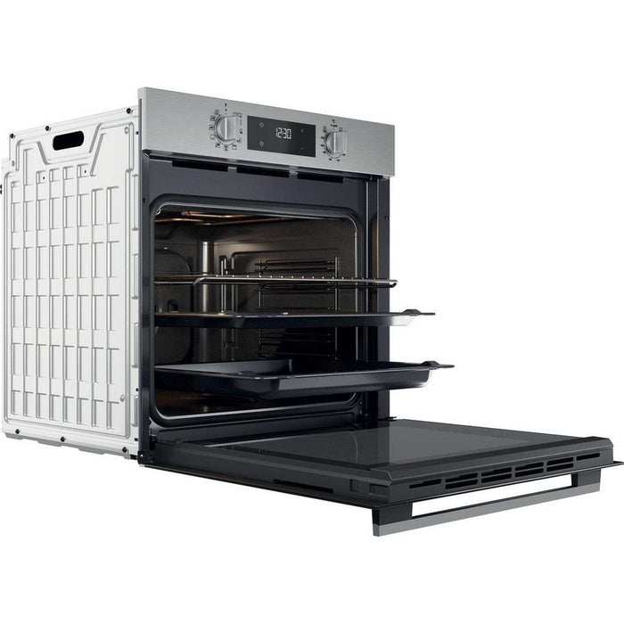 Whirlpool OMK58HR0X – Inbouwoven – Stijlvol zwart, met heteluchtfunctie en grillopties
