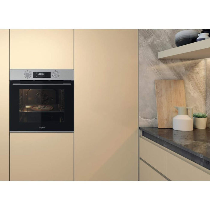 Whirlpool OMK58HR0X – Inbouwoven – Stijlvol zwart, met heteluchtfunctie en grillopties