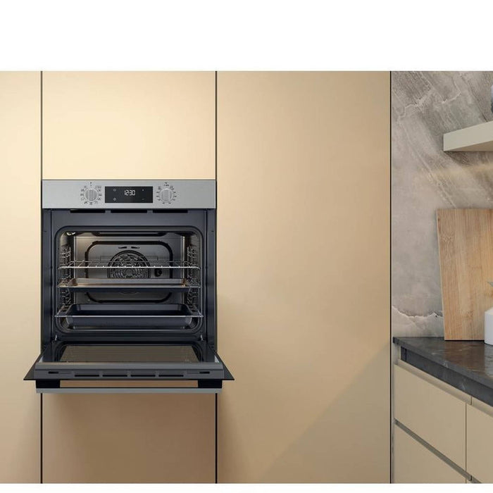 Whirlpool OMK58HR0X – Inbouwoven – Stijlvol zwart, met heteluchtfunctie en grillopties