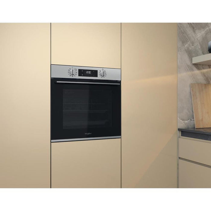 Whirlpool OMK58HR0X – Inbouwoven – Stijlvol zwart, met heteluchtfunctie en grillopties