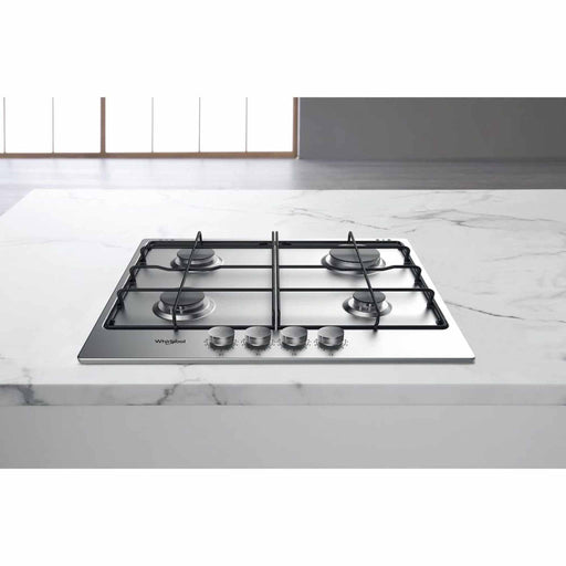Whirlpool TGML650IX – Gas kookplaat – Inbouw – Eenvoudige bediening met draaiknoppen