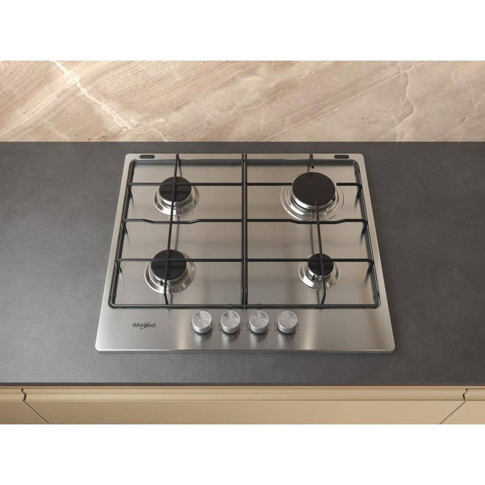 Whirlpool TGML650IX – Gas kookplaat – Inbouw – Eenvoudige bediening met draaiknoppen