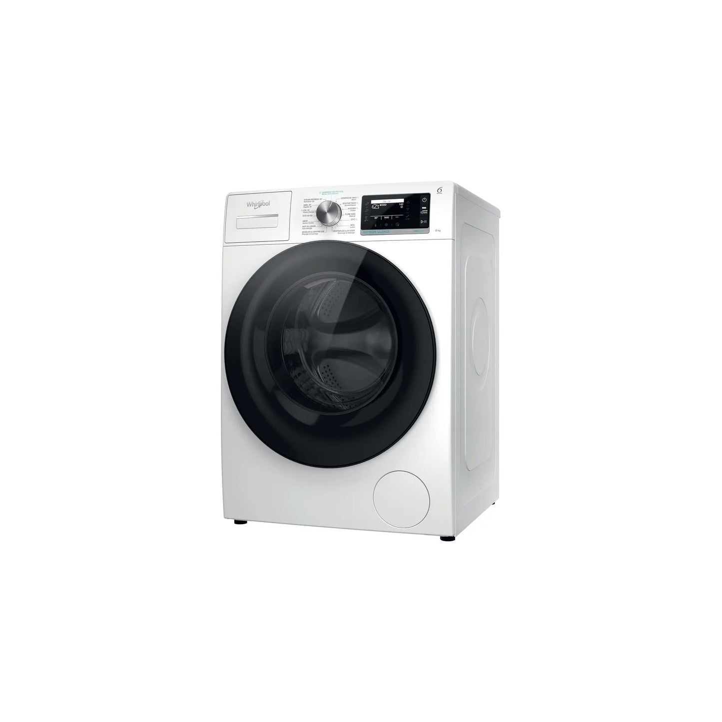 Whirlpool W799SILENCEBE – Wasmachine – 9 kg – Energieklasse A – 1400 rpm – Fluisterstil en zuinig