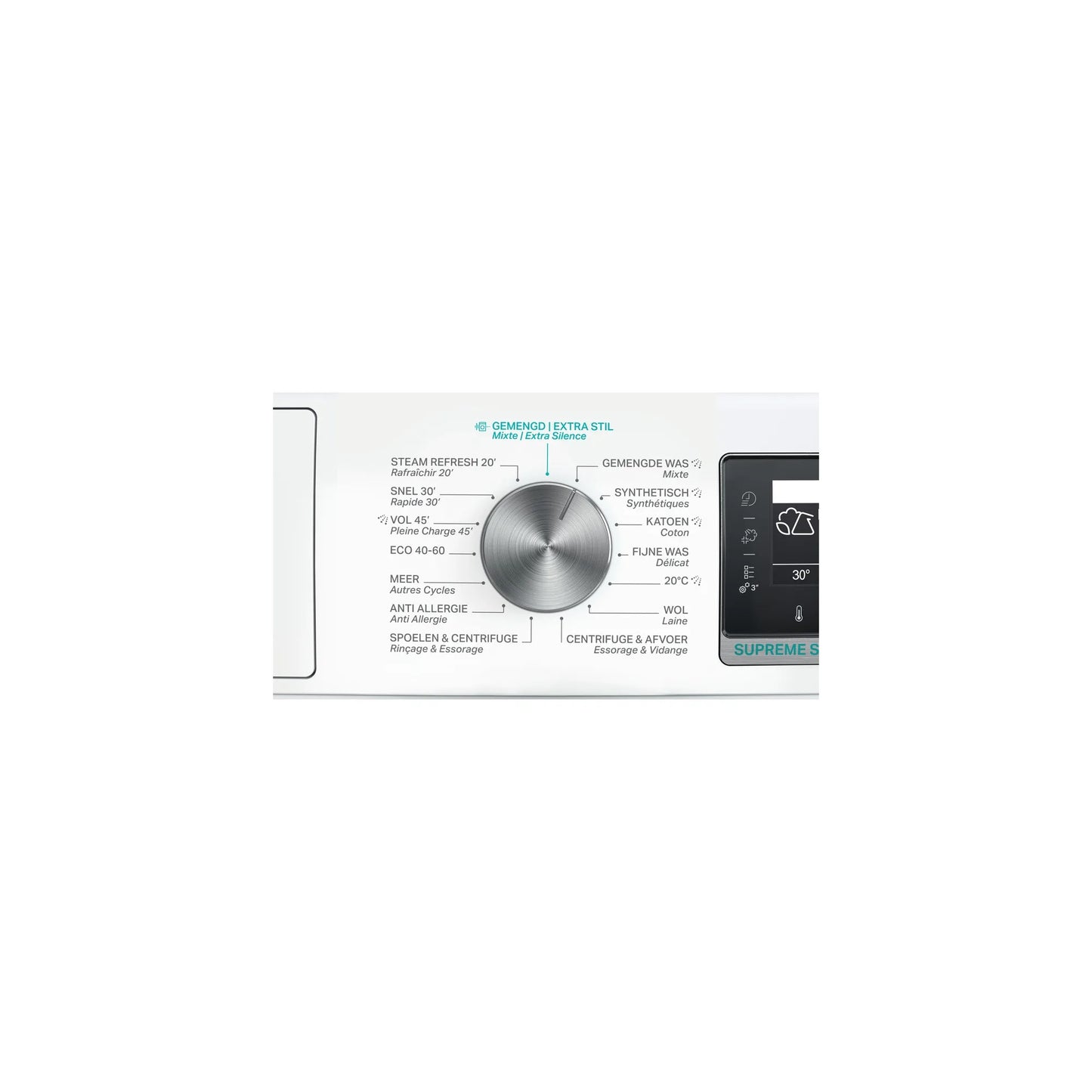 Whirlpool W799SILENCEBE – Wasmachine – 9 kg – Energieklasse A – 1400 rpm – Fluisterstil en zuinig