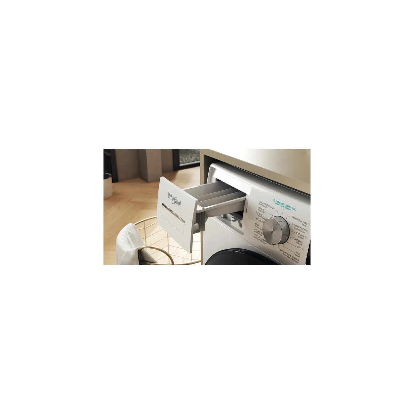 Whirlpool W799SILENCEBE – Wasmachine – 9 kg – Energieklasse A – 1400 rpm – Fluisterstil en zuinig