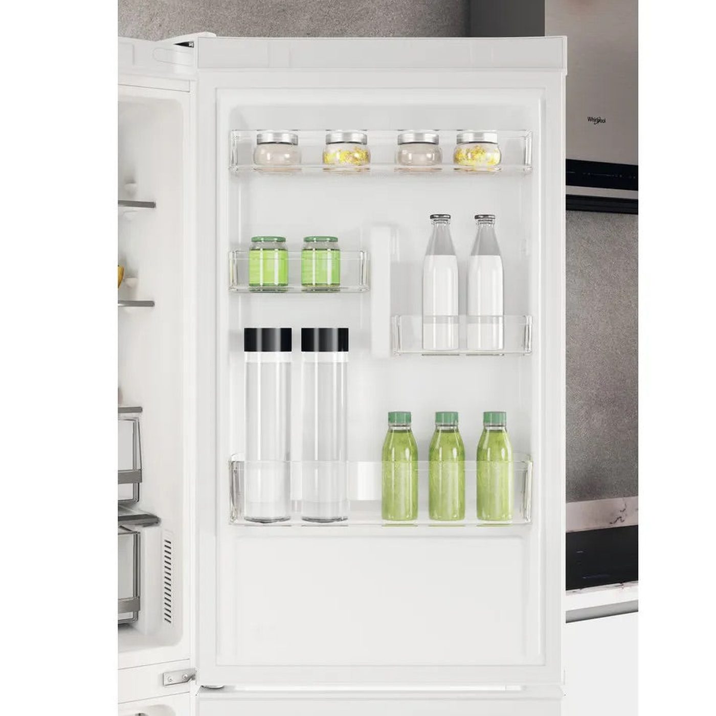 Whirlpool W7X83AW – Vrijstaande koel-vriescombinatie – 335 liter – No Frost – Wit – Energieklasse D – Stil en efficiënt