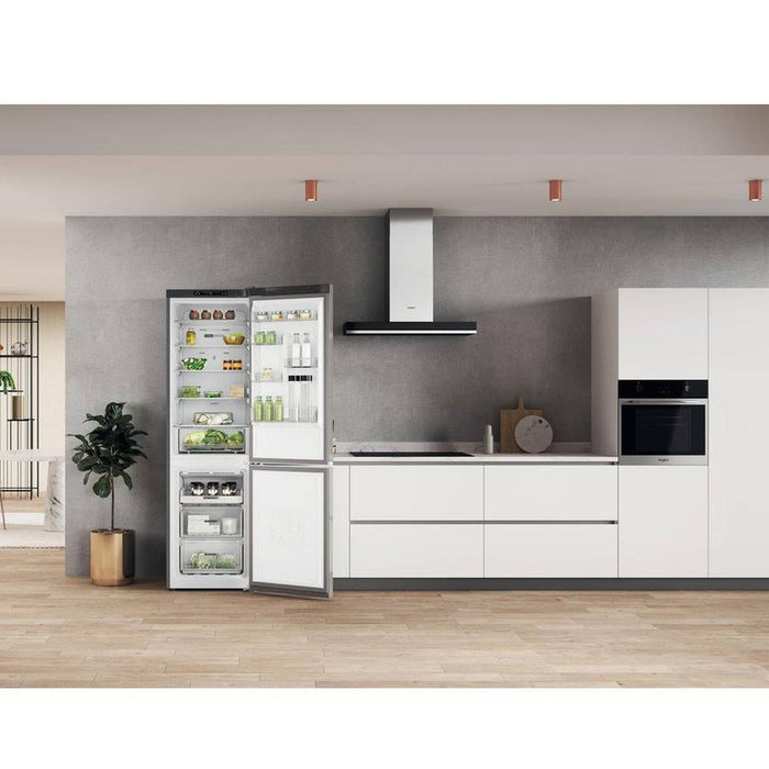 Whirlpool W7X93AOX1 – Koelkast – Vrijstaand – Stijlvol RVS, No Frost en energiezuinig met 34dB geluidsniveau