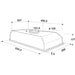 Whirlpool WCT64FLYX – Afzuigkap – RVS – 54 dB en 50 kWh verbruik per jaar