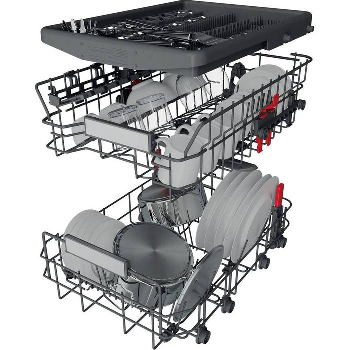Whirlpool WSIP4O33PFE – Inbouwvaatwasser – Energiezuinig en compact 10 couverts, 43 dB