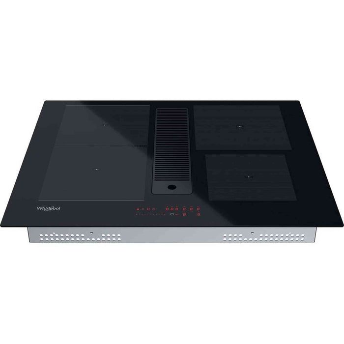 Whirlpool WVH1065B – Kookplaat – Inbouw inductie, zwart keramiek met ingebouwde afzuiging