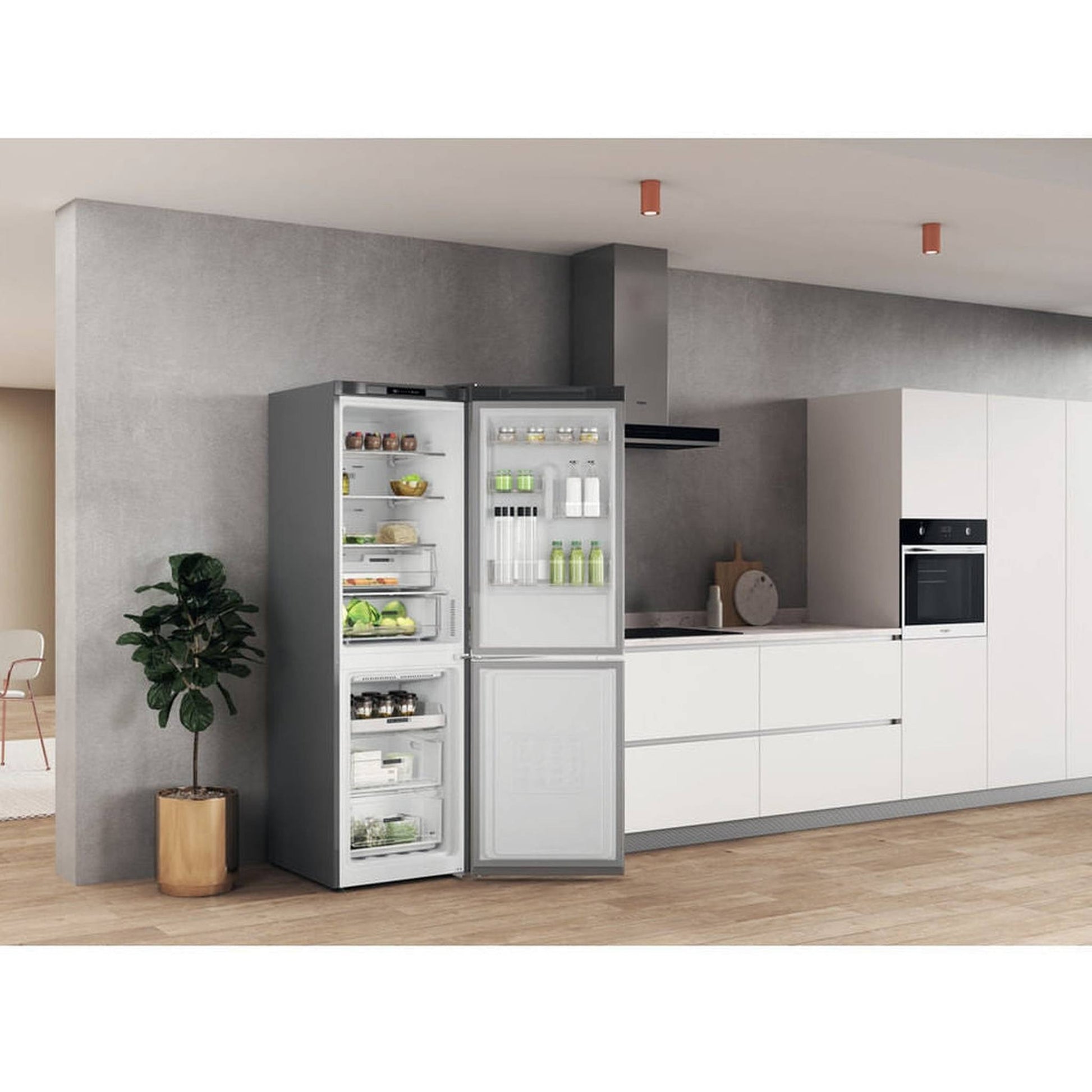 Whirlpool W7X82IOX - Koel-vriescombinatie - No Frost