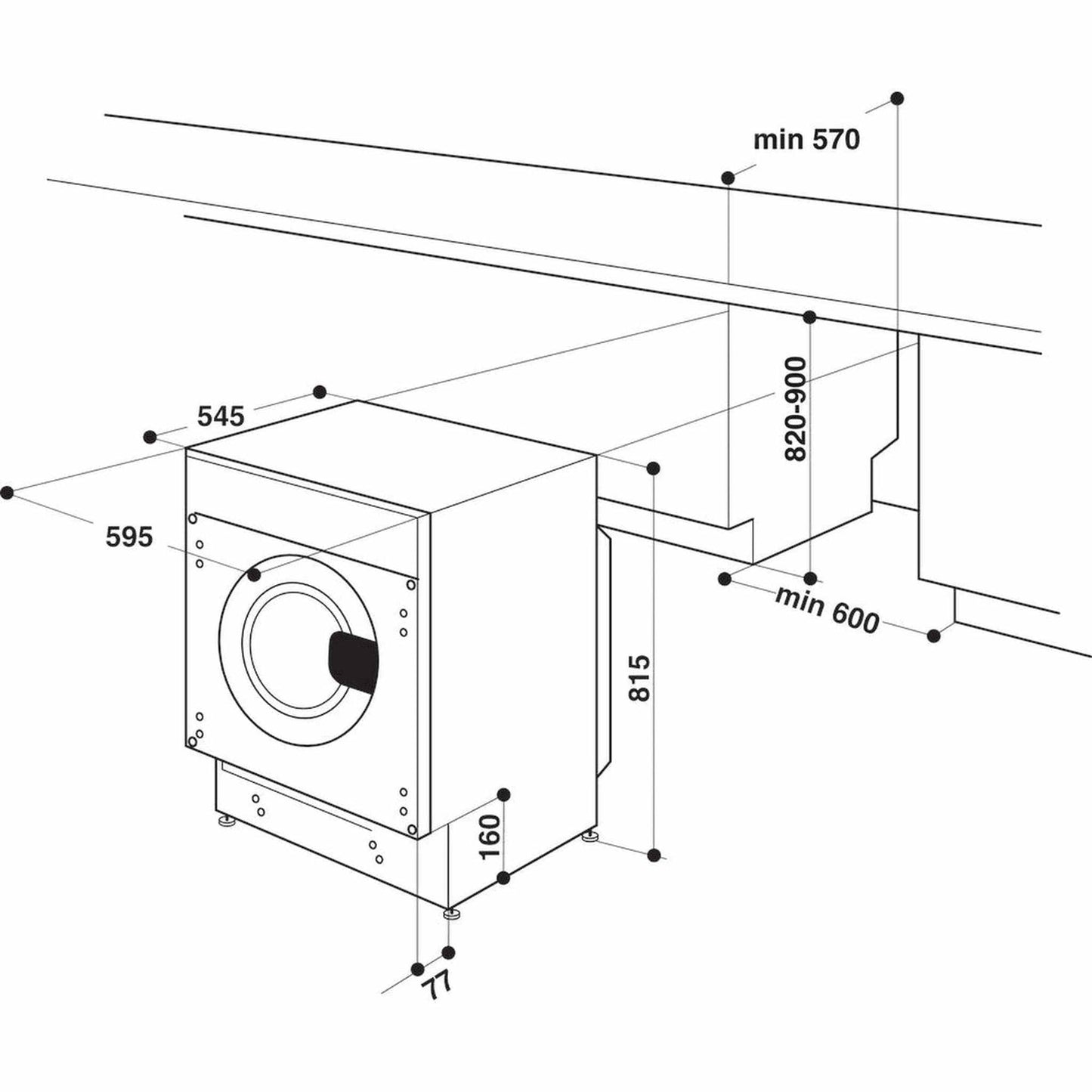 Whirlpool WMWG91485EU - Wasmachine