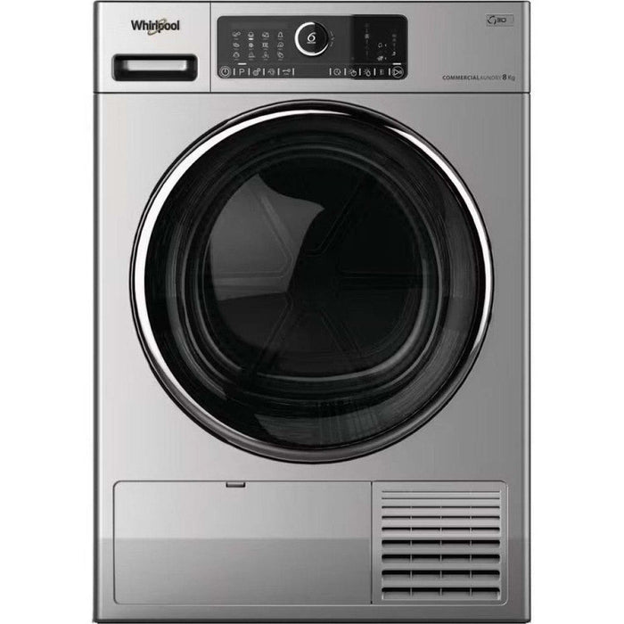 Whirlpool AWZ8HPS/PRO – Warmtepompdroger – Zilver, energiezuinig met condensatie-efficiëntieklasse B