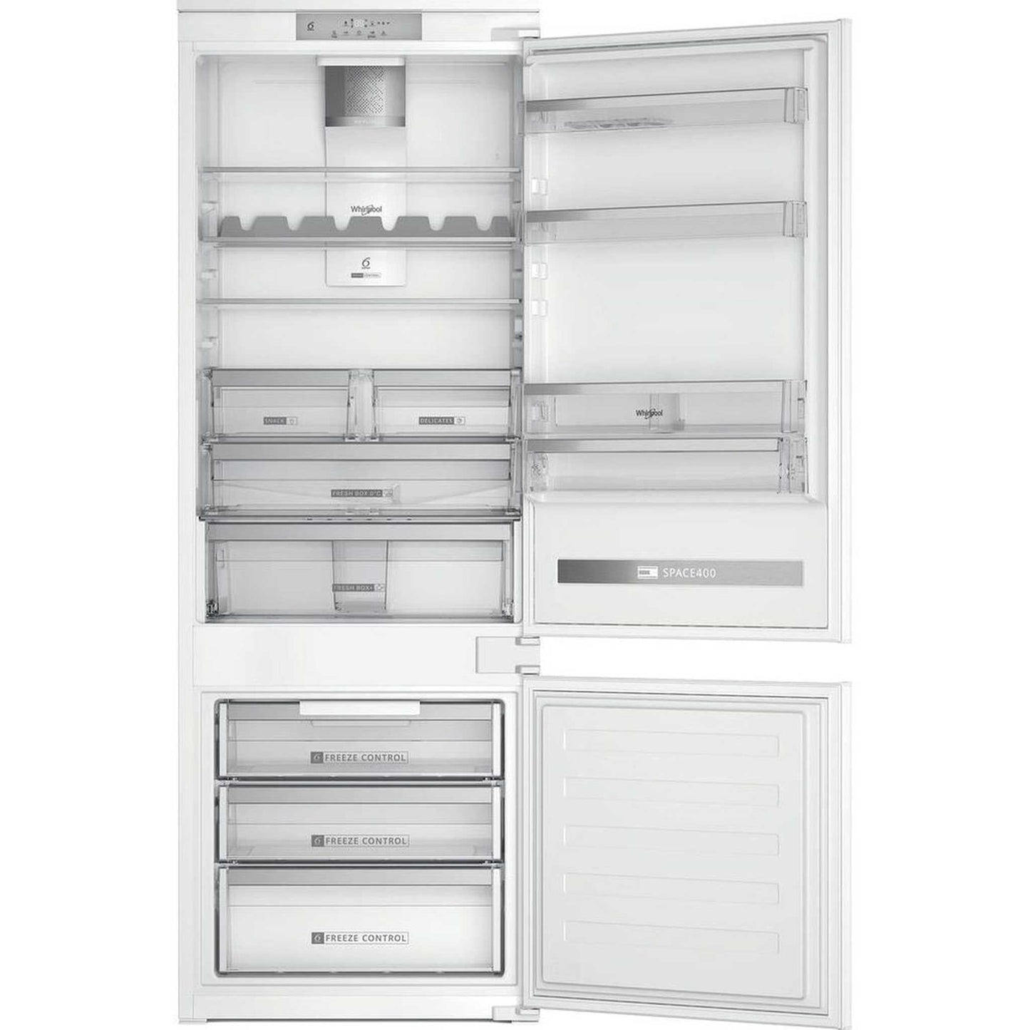 Whirlpool SP40812EU2 – Koelkast - Koel-vriescombinatie – 4 sterren vriesvak, ideaal voor grote gezinnen