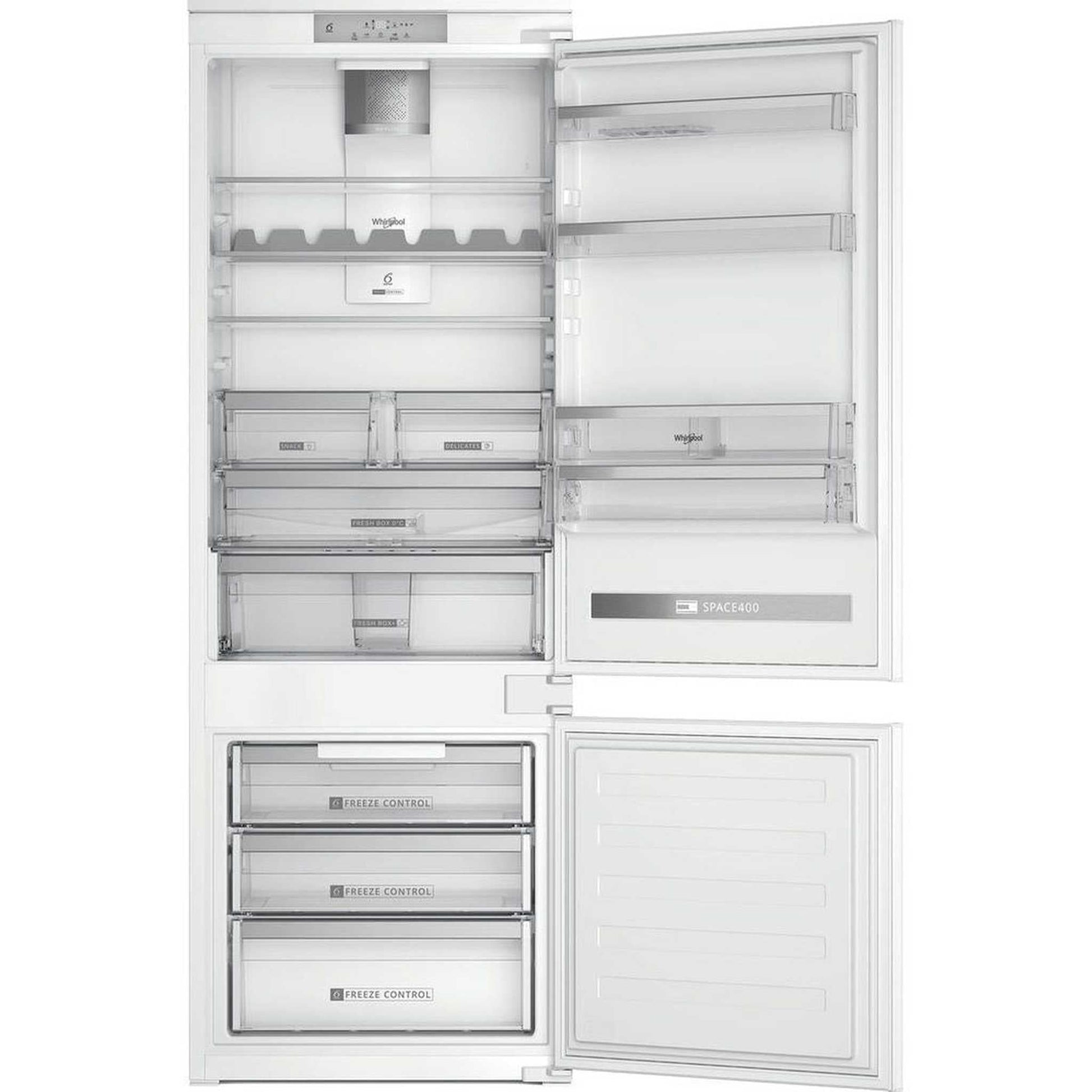 Whirlpool SP40812EU2 – Koelkast - Koel-vriescombinatie – 4 sterren vriesvak, ideaal voor grote gezinnen