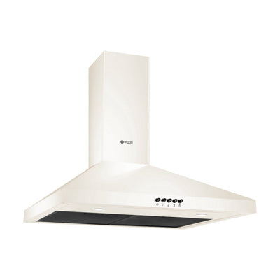 Wiggo WE-C930P(C) – Wandschouw Afzuigkap – Crème – Stil – 90 cm – RVS