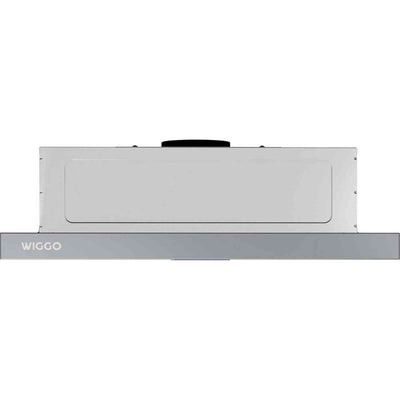 Wiggo WE-D620B(G) – Vlakscherm Afzuigkap – Grijs – 60 cm – RVS – Compact – LED-verlichting