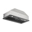 Wiggo WE-E573R(BB) – Inbouw Afzuigkap – Zwart RVS – 60 cm – Stil – LED-verlichting