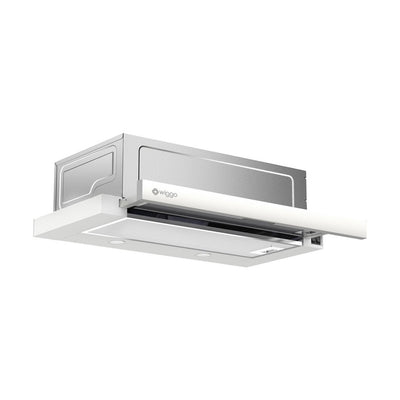 Wiggo WE-E632ER(W) – Vlakscherm Afzuigkap – Wit – 60 cm – LED – Energiezuinig – Fluisterstil