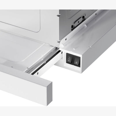 Wiggo WE-E632ER(W) – Vlakscherm Afzuigkap – Wit – 60 cm – LED – Energiezuinig – Fluisterstil