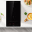 Wiggo WH-B313IRS(B) – Inductiekookplaat – 30 cm – 2 kookzones – Inbouw – Touchbediening – 4000W – Zwart – Keramisch glas – 1-fase