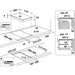 Whirlpool WSQ0530NE - Inductie kookplaat