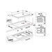 Whirlpool WFS0377NE/IXL - Inductie kookplaat