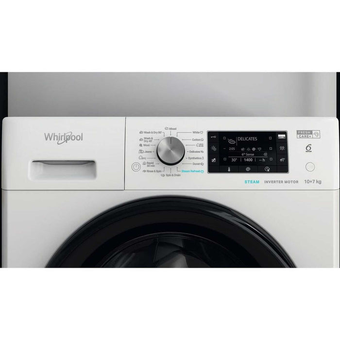 Whirlpool FFWDD1076258B - Was-droogcombinatie