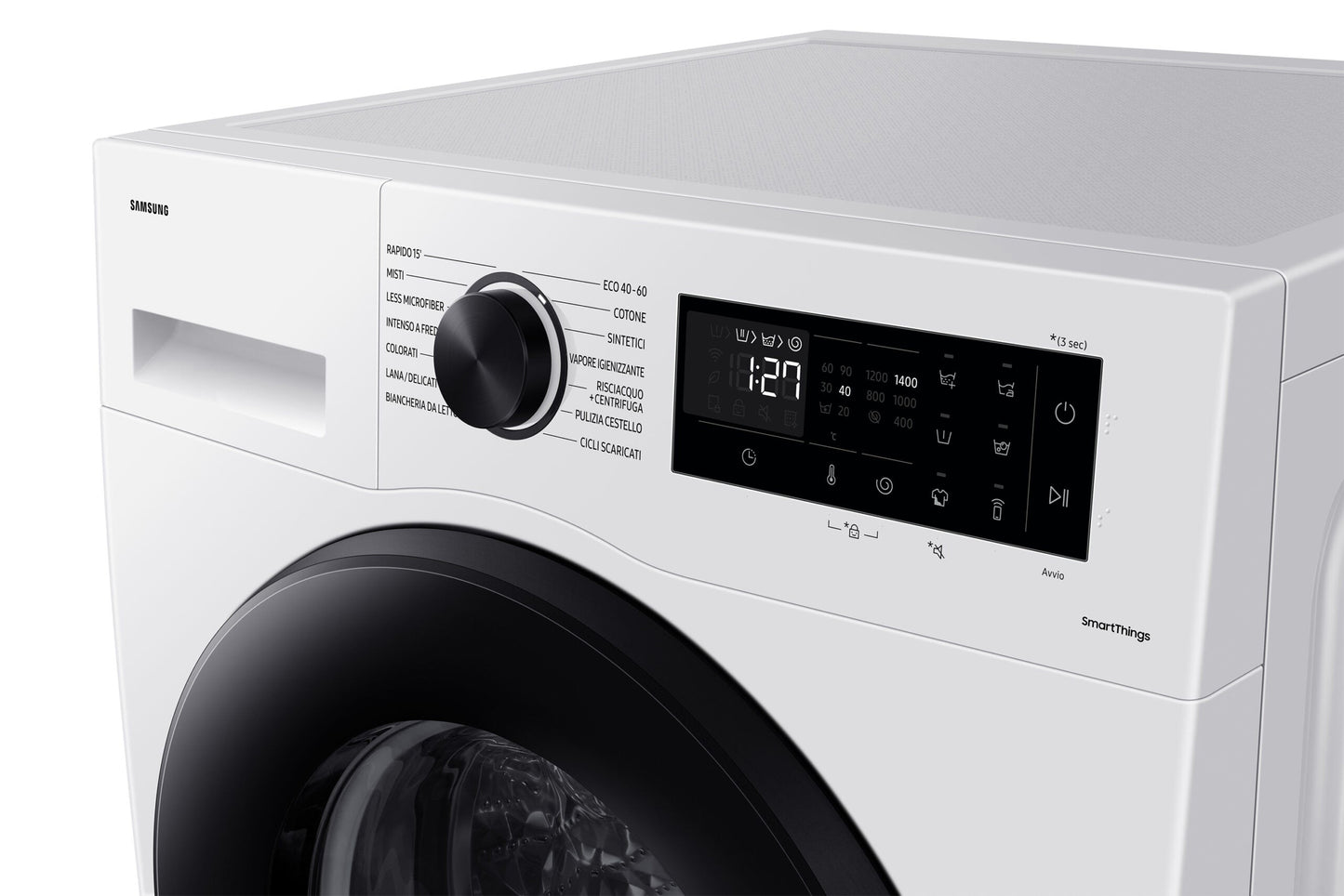 Samsung WW90CGC04DAELE – Wasmachine – 9 kg – 1400 rpm – Energieklasse A – App-bediening – Stil – Wit