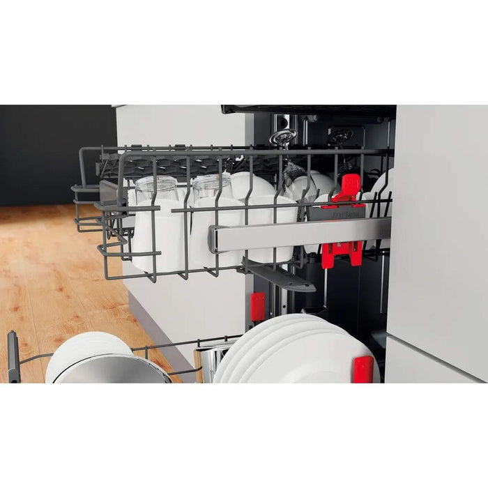 Whirlpool WSBO3O23PFX - Inbouw vaatwasser - Half geïntegreerd