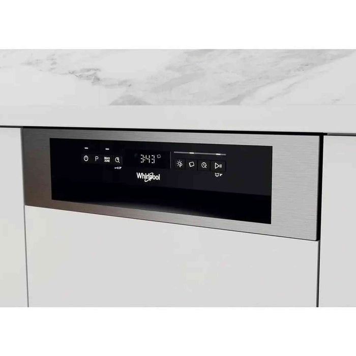 Whirlpool WSBO3O23PFX - Inbouw vaatwasser - Half geïntegreerd