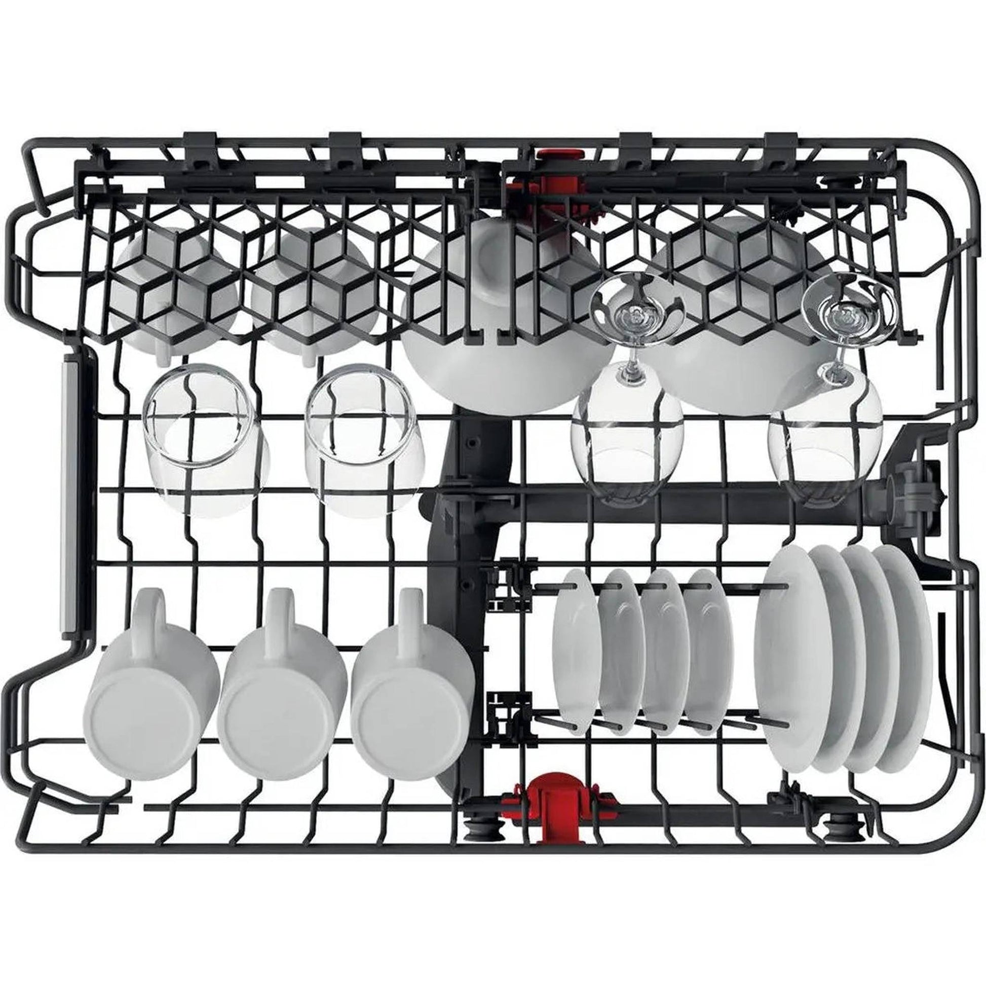 Whirlpool WSBO3O23PFX - Inbouw vaatwasser - Half geïntegreerd