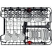 Whirlpool WSBO3O23PFX - Inbouw vaatwasser - Half geïntegreerd