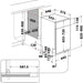 Whirlpool WSBO3O23PFX - Inbouw vaatwasser - Half geïntegreerd