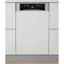 Whirlpool WSBO3O23PFX - Inbouw vaatwasser - Half geïntegreerd