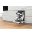 Whirlpool WSBO3O23PFX - Inbouw vaatwasser - Half geïntegreerd