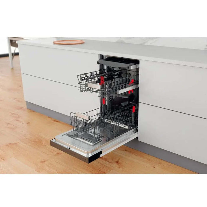 Whirlpool WSBO3O23PFX - Inbouw vaatwasser - Half geïntegreerd