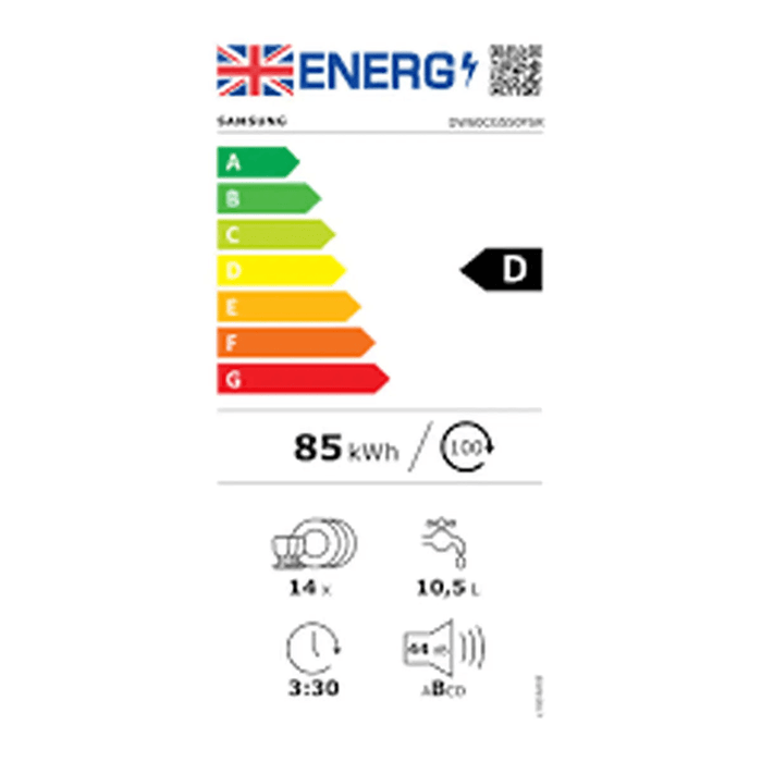 Samsung DW60A6092BB - Inbouw vaatwasser - Volledig geïntegreerd