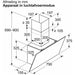Siemens LC85KDK60 - Wandschouw Afzuigkap
