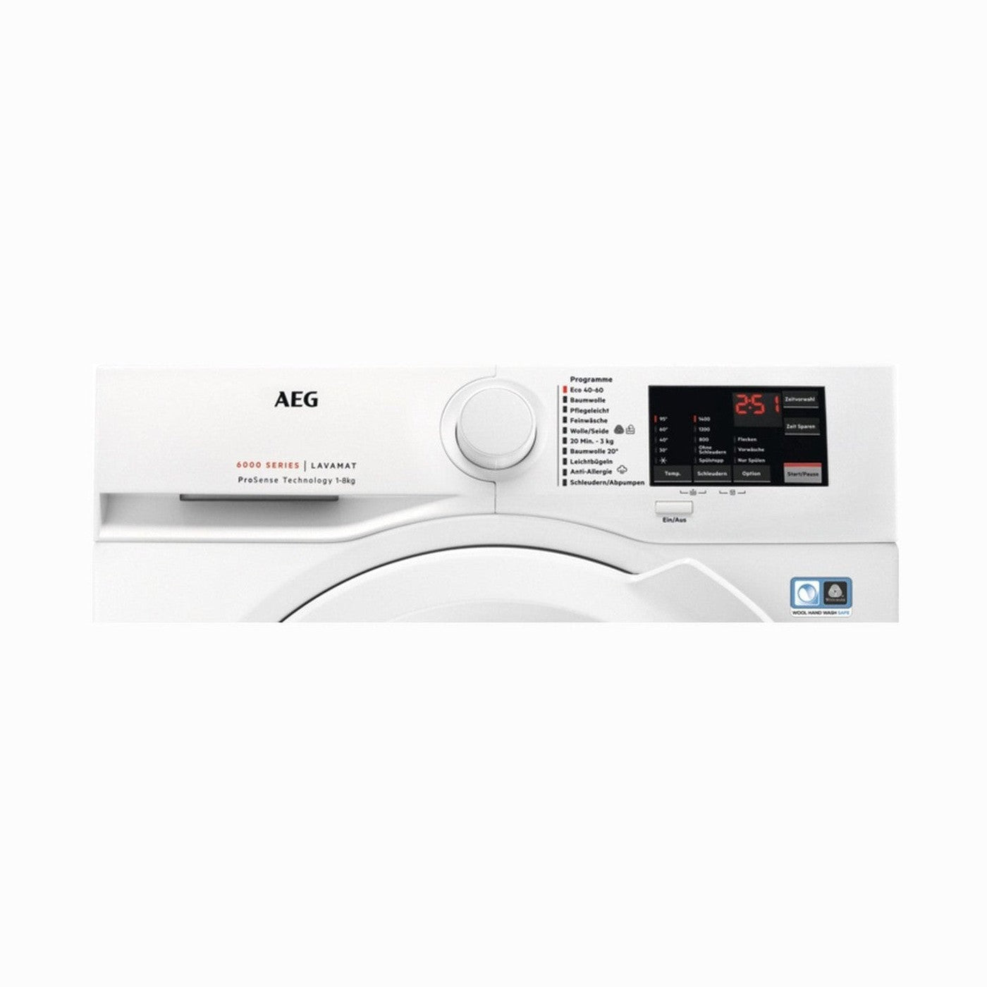 AEG L6FBF40408 – Wasmachine – 10 kg – Wit – 1400 rpm – Energieklasse A