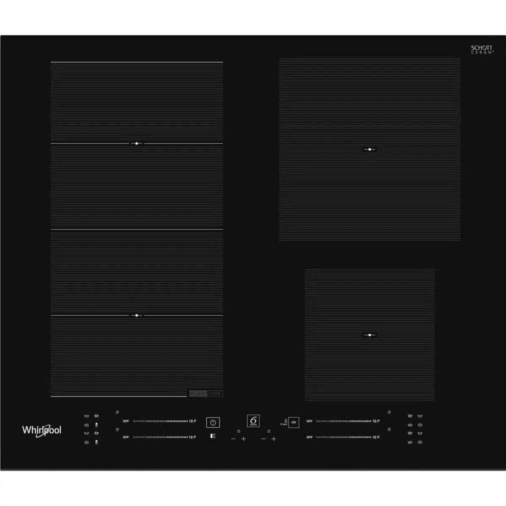 Whirlpool WFS4160BF - Inductie kookplaat