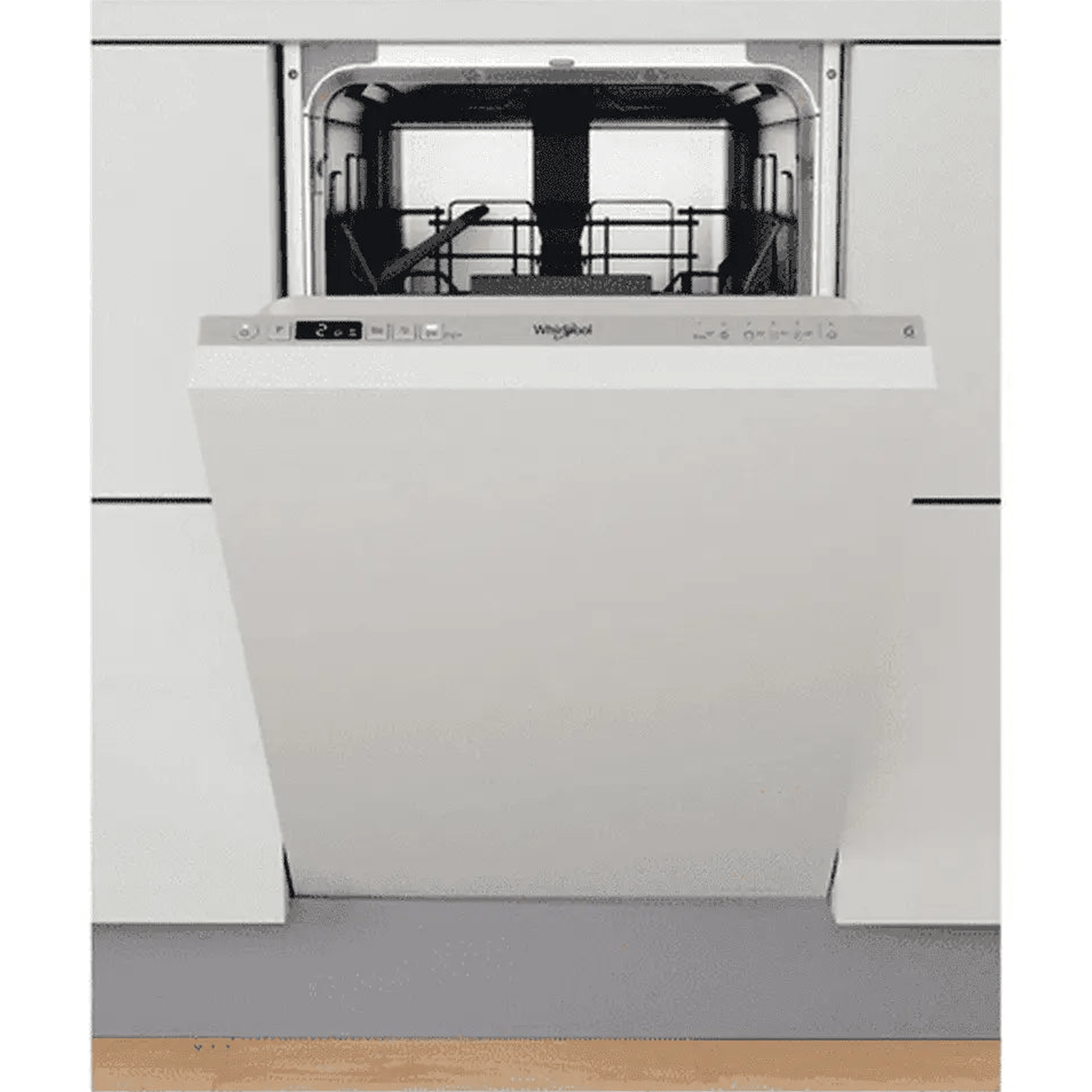 Whirlpool WSIC3M17 - Inbouw vaatwasser - Volledig geïntegreerd